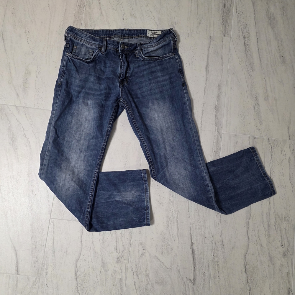 Buffalo David Bitton Dark Wash Straight Jeans